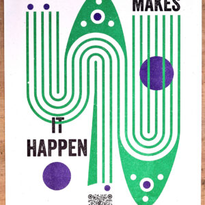 A3 'Co-operation Makes It Happen' Poster