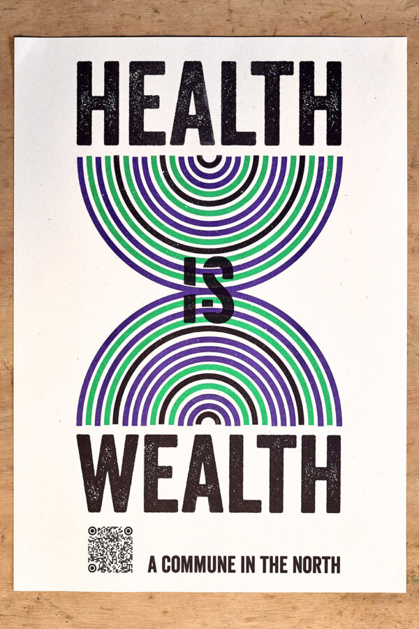 A4 'Health Is Wealth' Poster