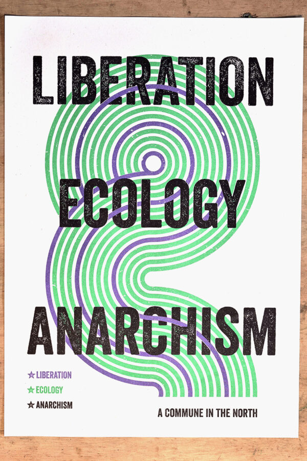 A4 'Liberation, Ecology, Anarchism' Poster